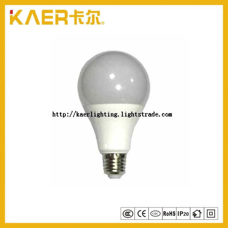 7W E27 Aluminum PBT Plastic LED Bulb