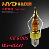 Low price good quality chinese led candle lamp e14 5w 7w 9W led candle bulb