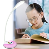 RGB USB flexible battery powered rechargeable led table lamp