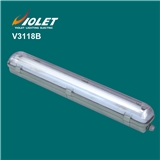 IP65 waterproof lighting fixture for 1x18w t8 tube fluoresent enclosure