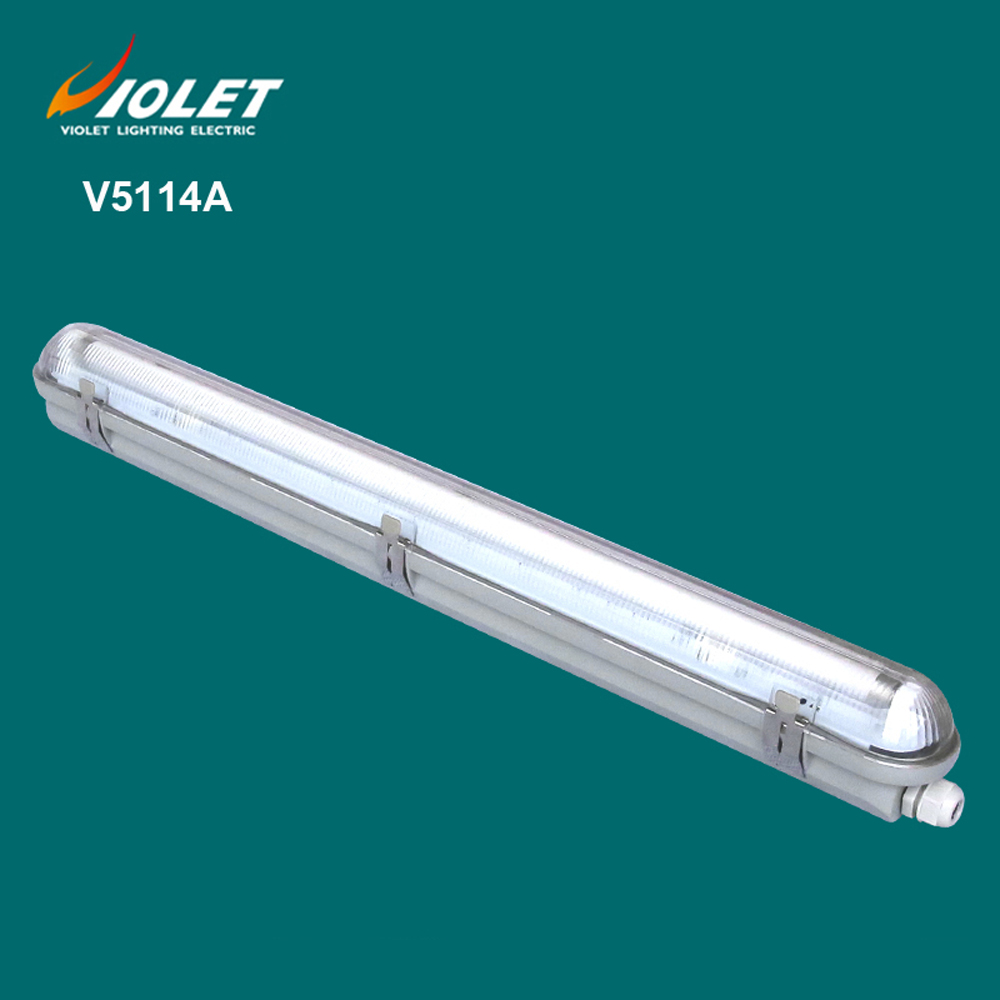 IP65 waterproof lighting fixture for 1x14w t5 fluoresent enclosure