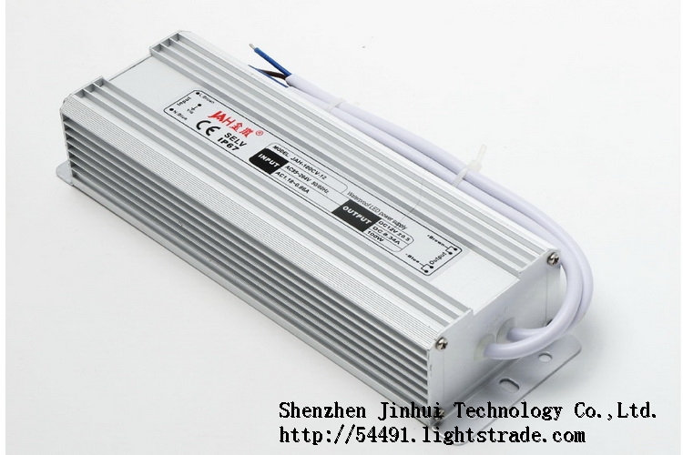 100W 24V 4.17 JAH-Waterproof LED power supply Constant Voltage IP67 with CE RoHS Sufficient