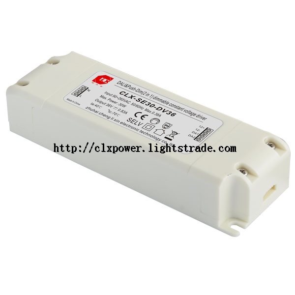 clx 36V 30w DALI constant voltage plastic box for led dimmable driver ip20