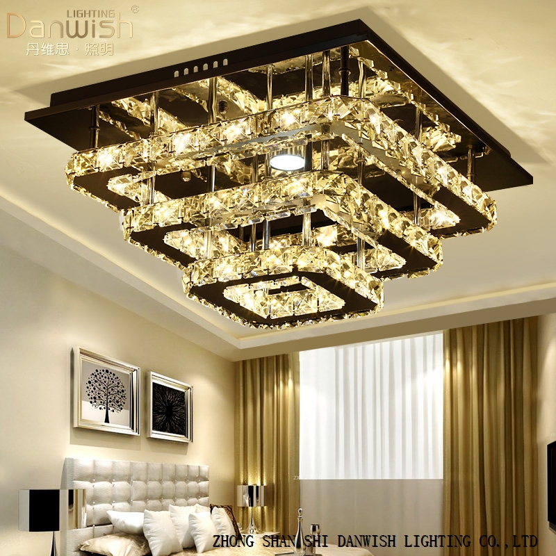 LED crystal ceiling lamp