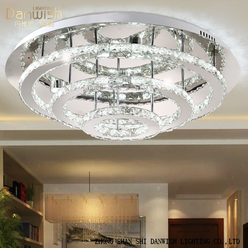 LED crystal ceiling lamp