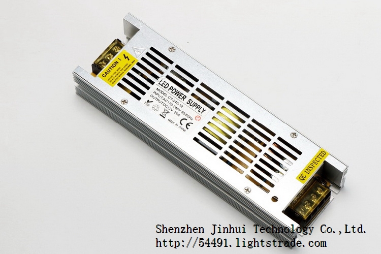 Hot selling Slim Size 240W 12V Constant Voltage Indoor House LED Power Supply Sufficient Power