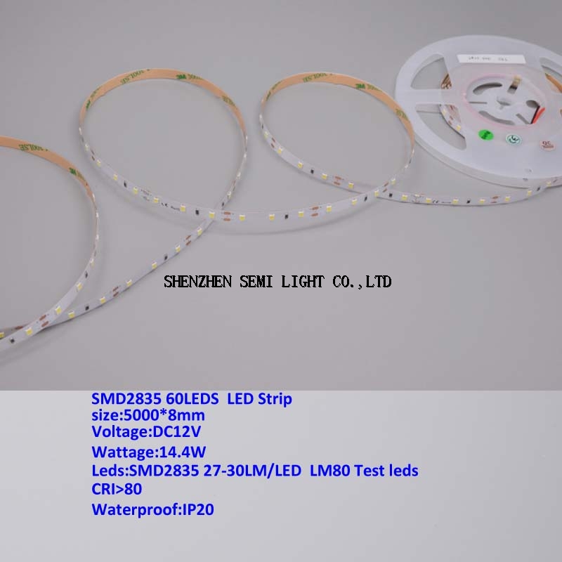 SMD2835 LED Strip 300leds DC12V