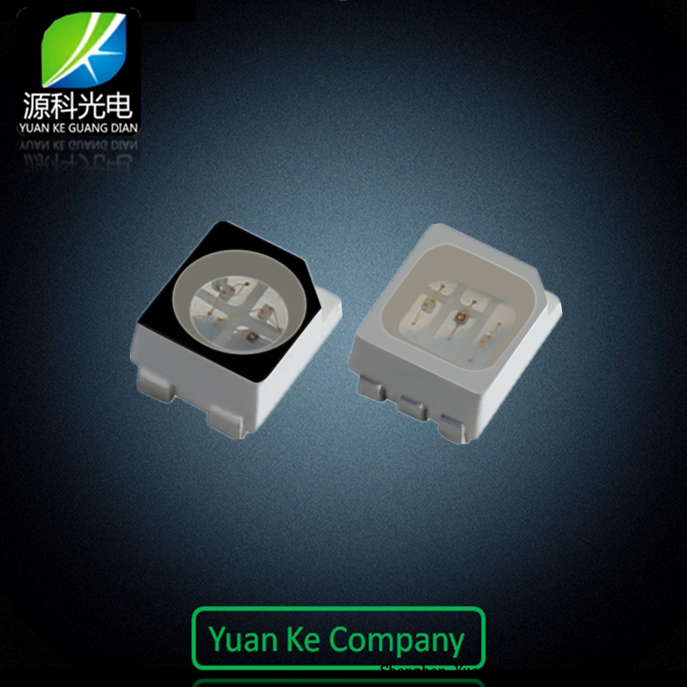 4-pin 3528 rgb RYB RGY smd led common anode or cathode chip customized color for display P10 P8