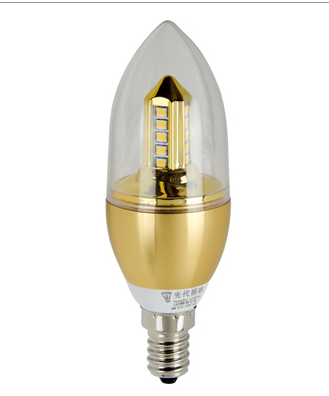 GD801-4W Gold candle light
