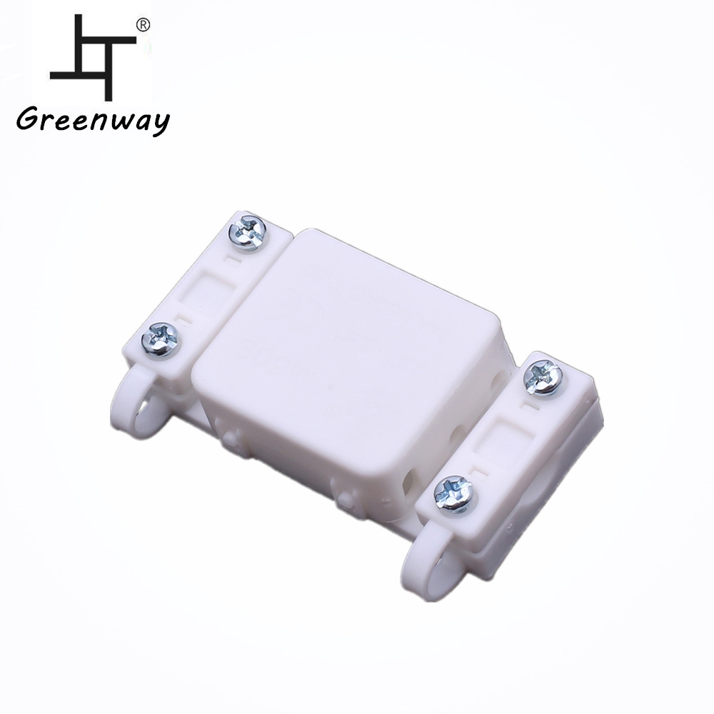White IP20 electrical plastic terminal block connector junction box
