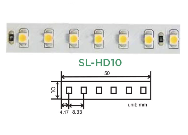 9.6W High Density LED Strip Light