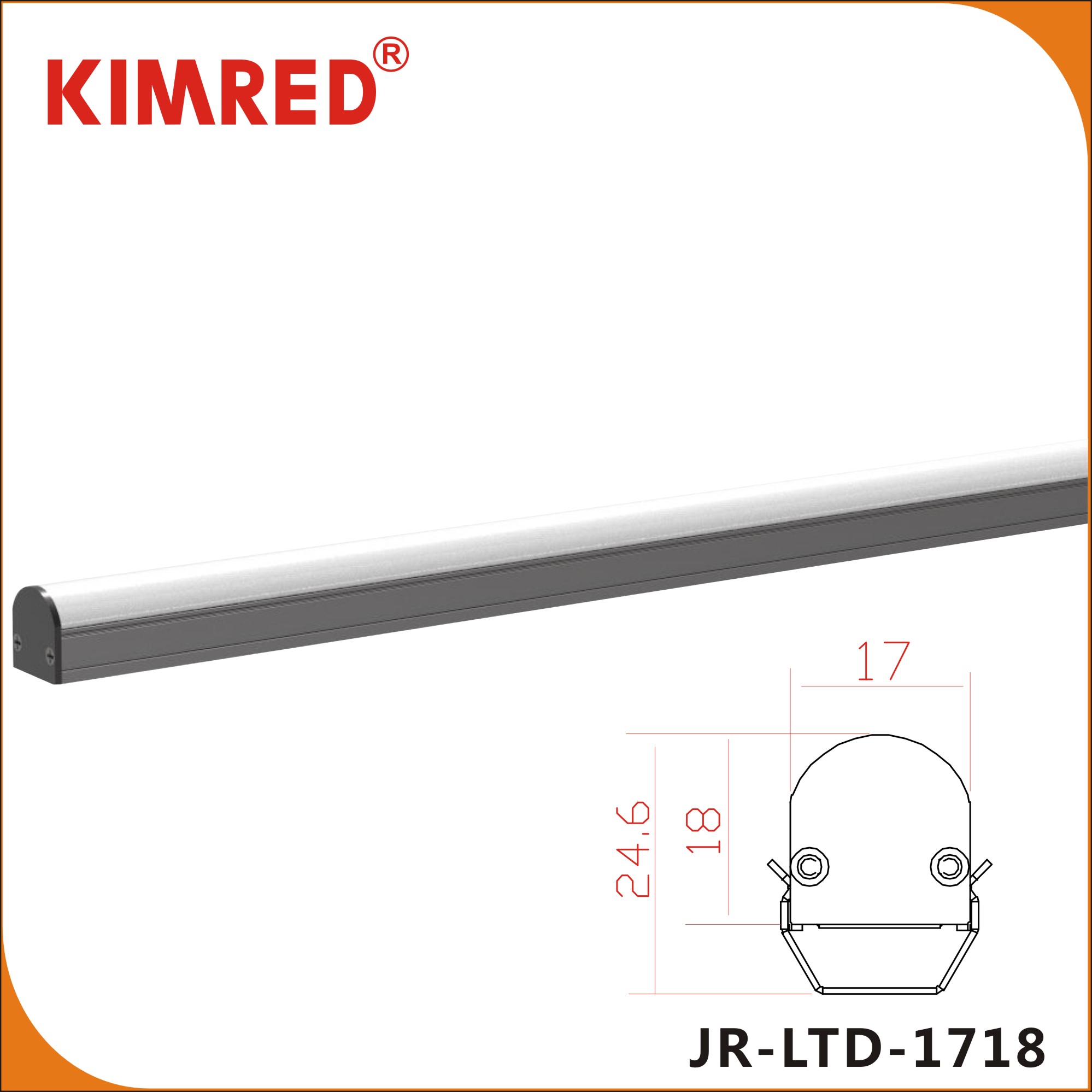 LED aluminum Linear light strip light