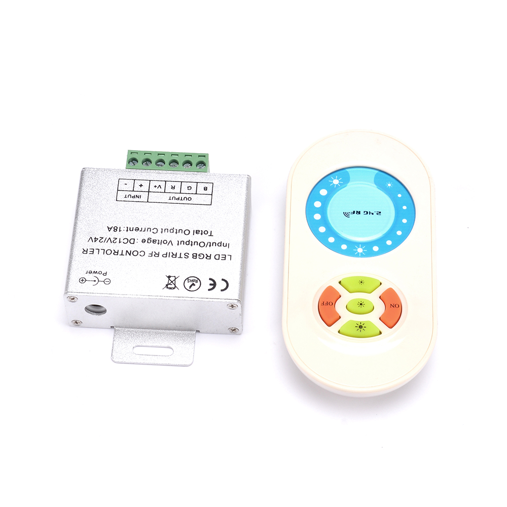 12V 24V Wireless Control With Remoter Light Dimmer Switch LED Runing Light Controller