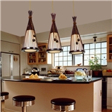 Hot sale Wooden Pendant Lamp No.0781-3 Suoling lighting