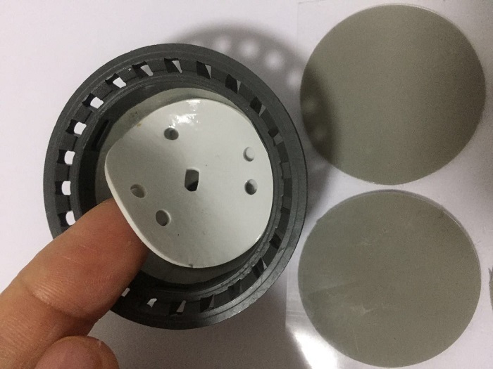 Die-cutting according requirements thermal gap pad for LED street light