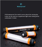 Waterproof portable led camping lamp with power bank