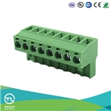 plug in screw terminal blocks connector panel pcb mount