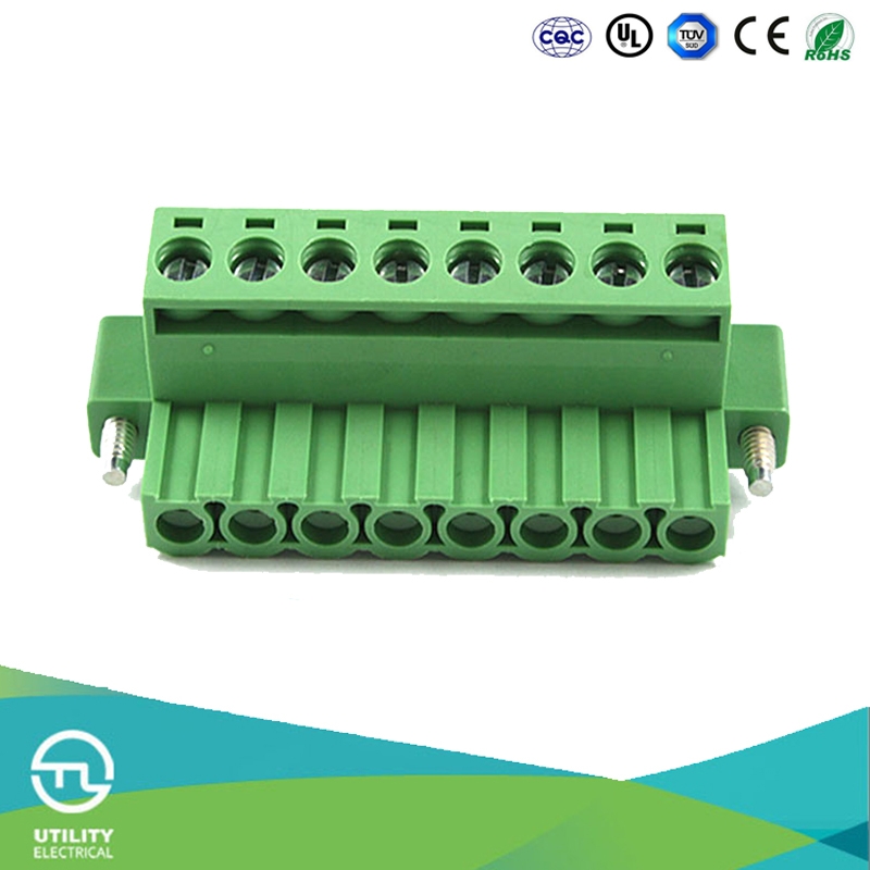 male and female gender PCB plug terminal block connector