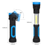 Telescoping LED torch light with head adjustable