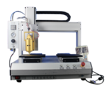 Four axis double station glue machine series