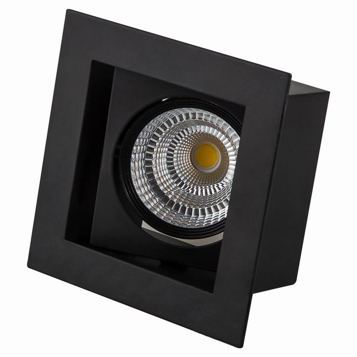Square single head commercial led downlight