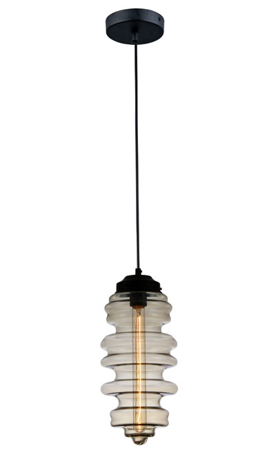 P16CN E27 pendant light Cognac Glass design Modern hanging lamp