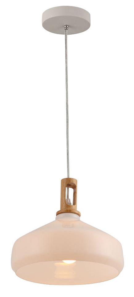 P1023B E27 pendant light Opal white Vintage glass shape Modern hanging lamp