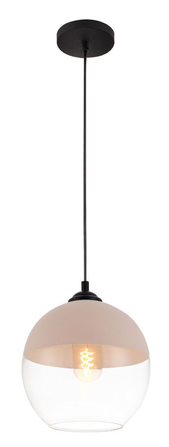 P1014W E27 pendant light Clear Glass design Vintage Modern hanging lamp