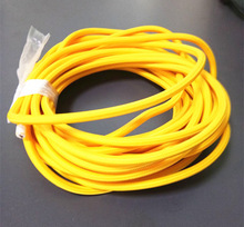 gold electrical wire with braided