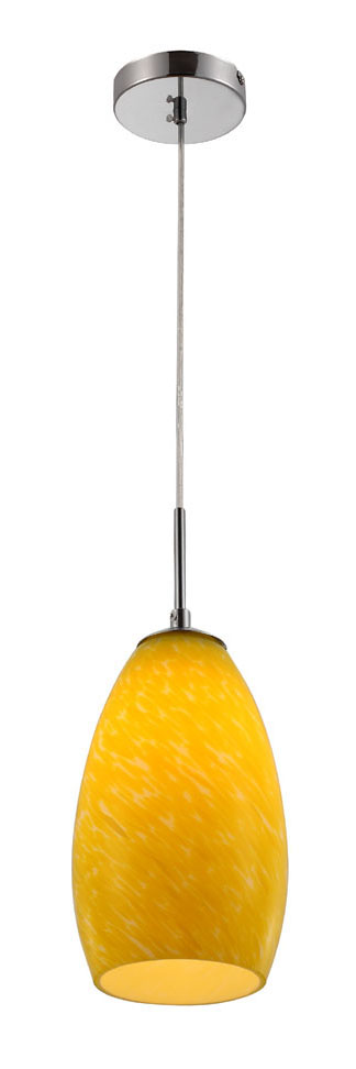 P1002Y E27 pendant light Yellow Glass shape Vintage Modern hanging lamp