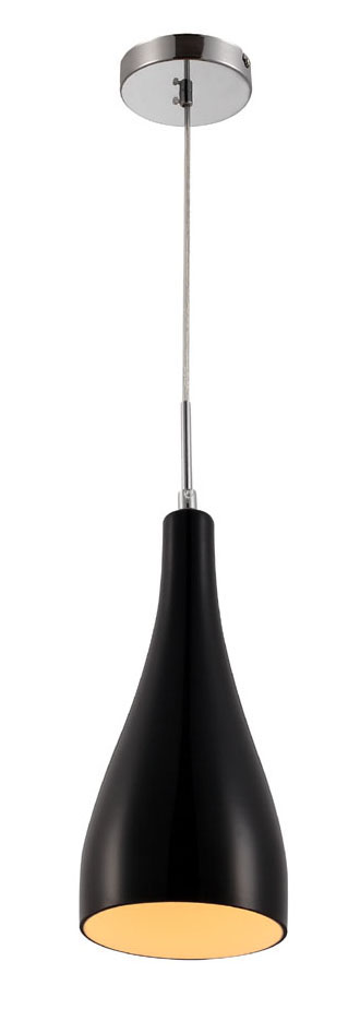 P1001B E27 pendant light Black Glass design Modern Retro hanging lamp