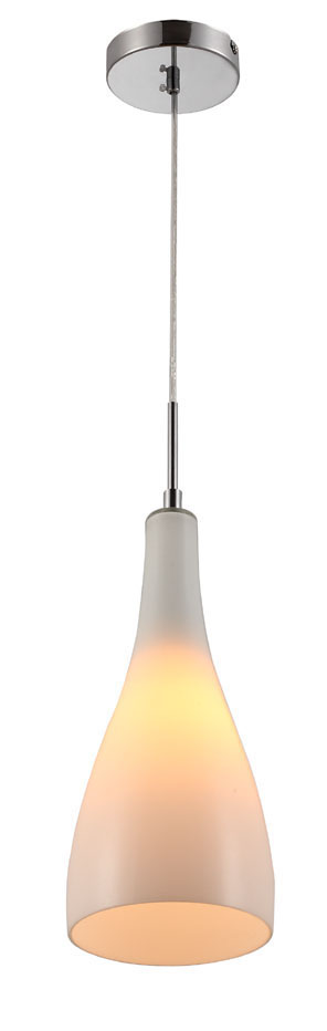 P1001W E27 pendant light Glass design Modern Retro White hanging lamp