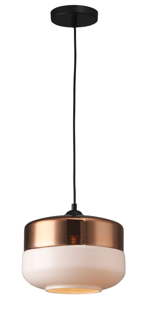 P1017CW E27 pendant light Clear and black design Vintage Modern hanging lamp