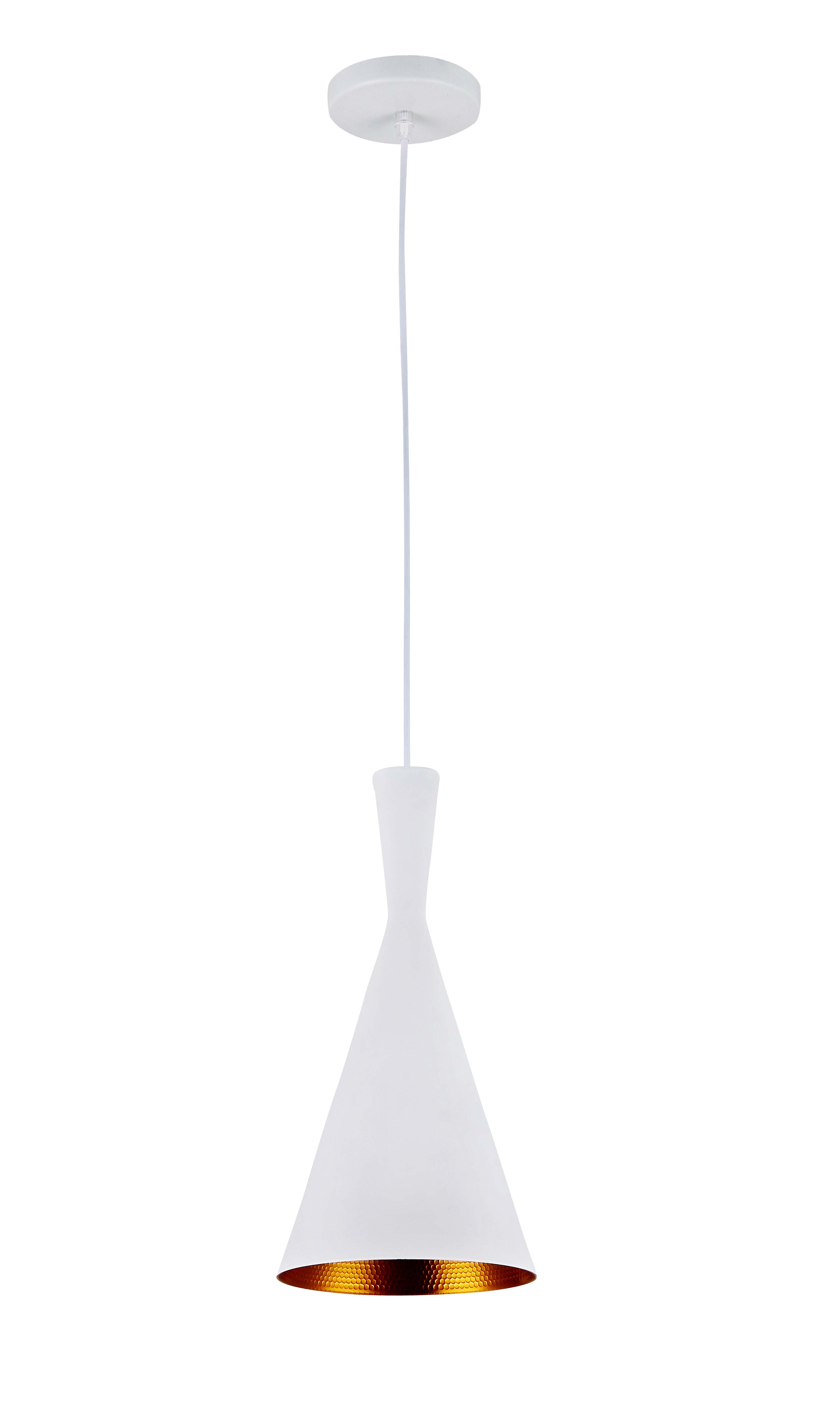 P1095WH E27 pendant light Vintage Aluminum design White Modern hanging lamp