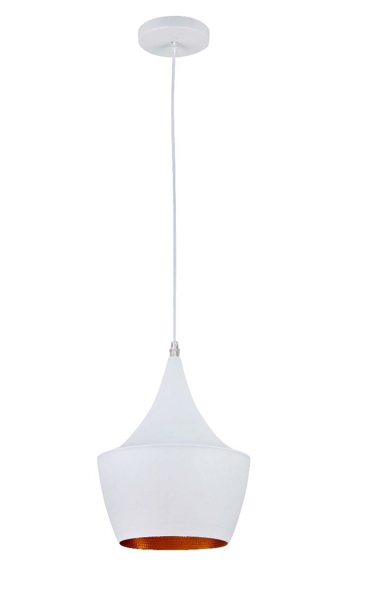 P1096WH E27 pendant light Vintage Aluminum design Modern White hanging lamp