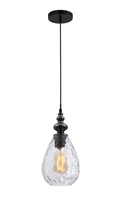 P2154CR E27 pendant light Clear Glass design Vintage Modern hanging lamp