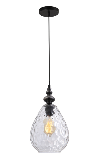 P2155CR E27 pendant light Clear Glass design Vintage Modern hanging lamp
