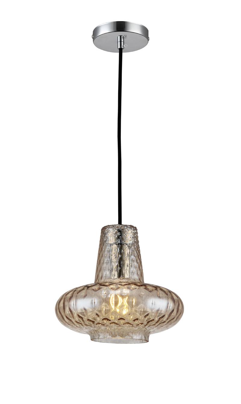 P2161CN E27 pendant light Cognac Glass design Vintage Modern hanging lamp