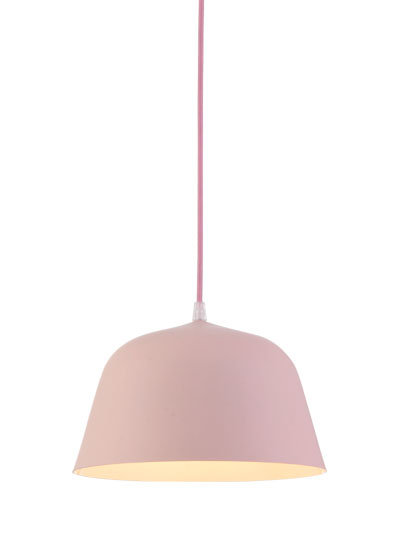 P2190PK E27 pendant light Metal shape Nordic Modern Pink hanging lamp