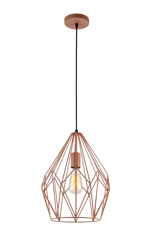 P3115PK E27 pendant light Metal design Vintage Pink hanging lamp