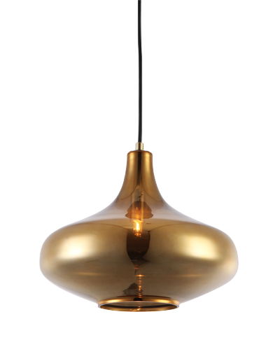 P3122GD E27 pendant light Glass design Golden Vintage hanging lamp