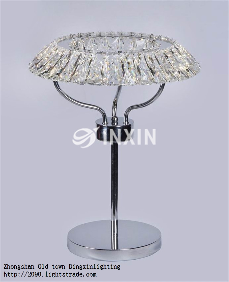 Wire cut light K9 crystal table lamp