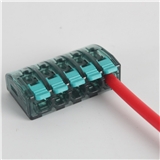 Push Pull Connector UBC-595 5P Push Wire Connector AC450V 32A Lighting Connector 24-12AWG 0.2-4 mm2