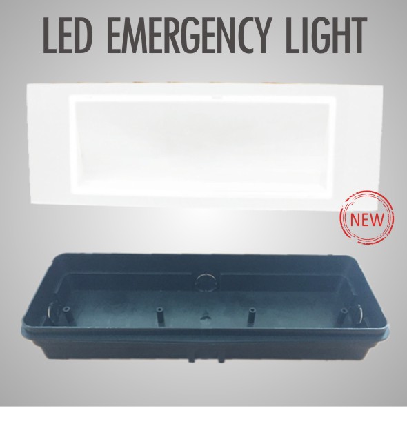 TopLighting LED Bulkhead Exit Sign Emergency Light Lighting Emergency LED Light Battery Back-up