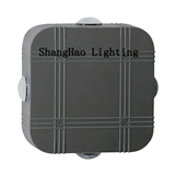 Aluminum IP65 Waterproof Square 4x3w Grey Shell LED Wall Lamps