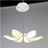 Modern LED flower acrylic pendant lamp