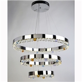Modern Chrome Color Crystal Ball Led Power Chandeliers With CB ETL Certificate For Home