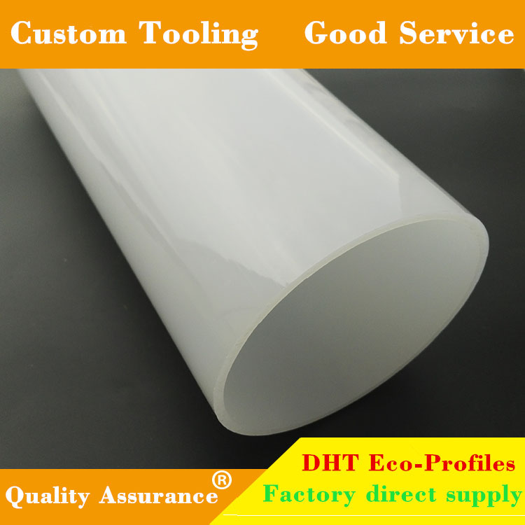 High quality extrusion plastic acrylic diffuser tube OD 70mm thickness 2mm on sale