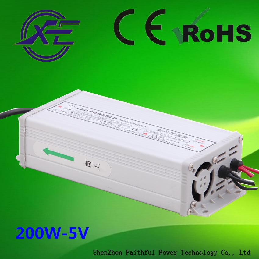 5V200W perforated power supply