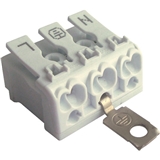 Luminaire Push wire connector 3P With 1-Side Press-Button